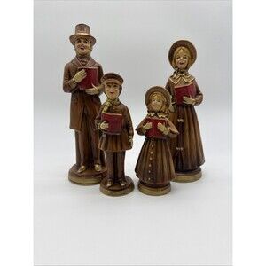 VTG Christmas Family Carolers – Paper Mache - RB - Japan